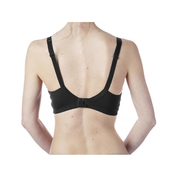 CHICCO NURSING COTTON BRA BLACK 6C