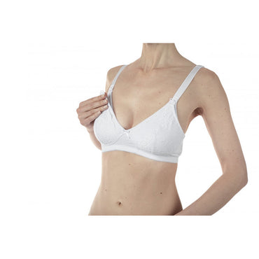 CHICCO NURSING COTTON BRA WHITE 