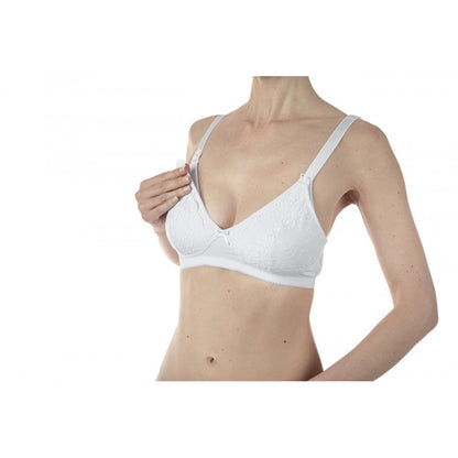 CHICCO NURSING COTTON BRA WHITE 