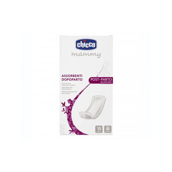 CHICCO SANITARY COTTON TOWELS AFTERLABOUR 10PCS