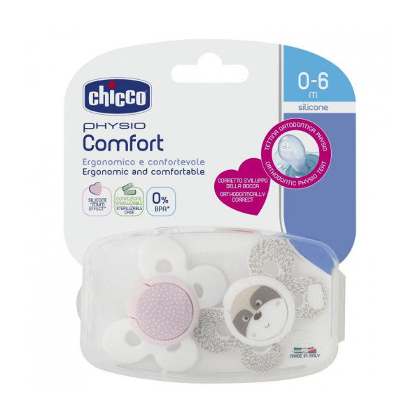 Chicco Soother Ph. Comfort Girl Sil 2pc C