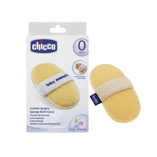 CHICCO SPONGE BATH GLOVE BABY MOMENTS