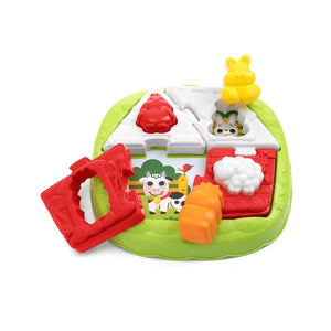 CHICCO TOY S2P 2IN1 HOUSE&FARM PUZZLE