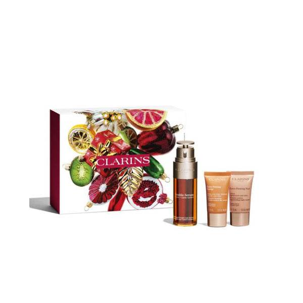 CLARINS DOUBLE SERUM AND EXTRA FIRMING COFFRET SET