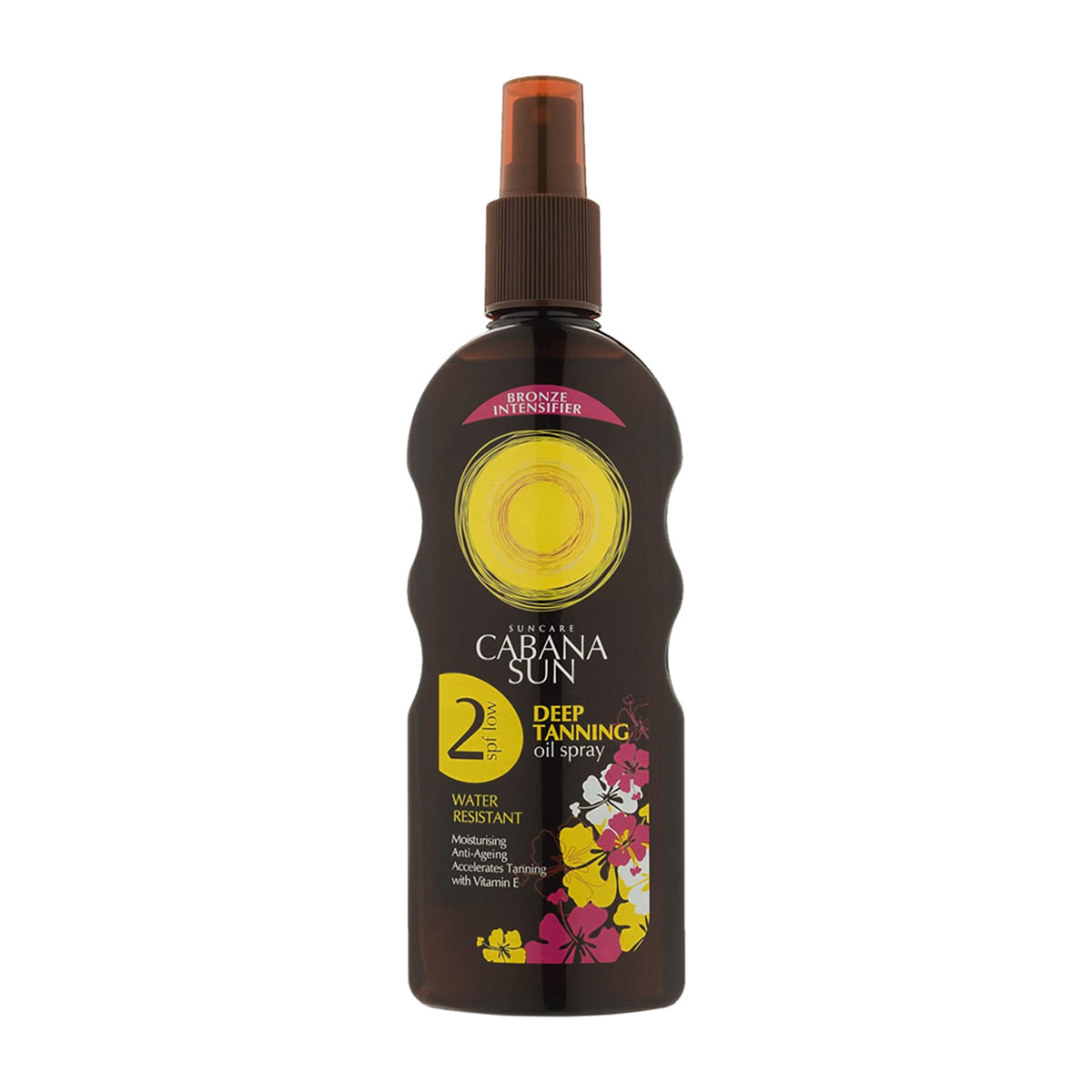 Cabana Sun Deep Tanning Oil Spray 200ml -Spf2