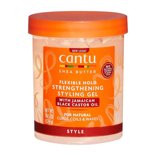 Cantu Flexible Hold Strengthening Styling Gel With Jamaican Black Castor Oil 542g