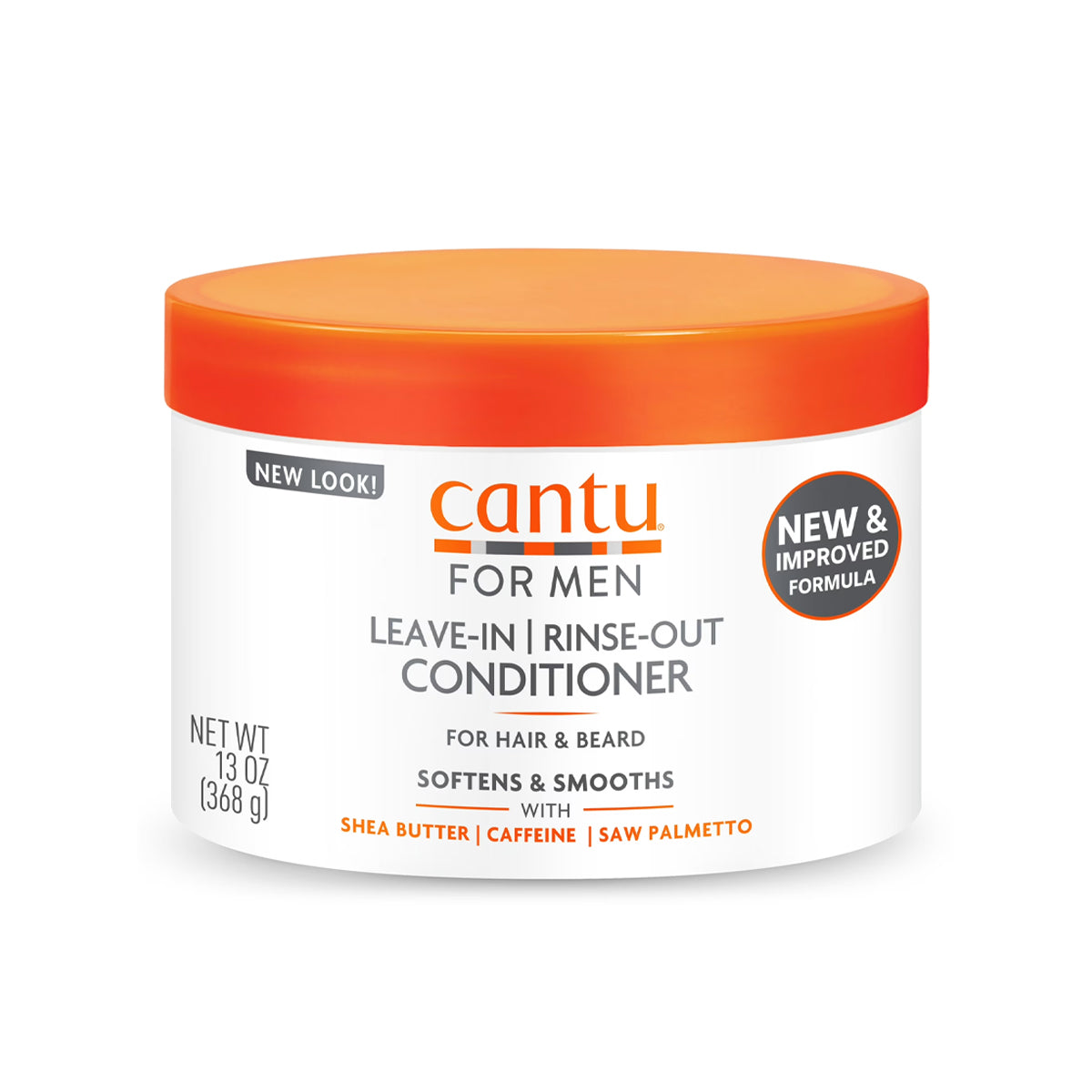 Cantu For Men Leave-In Rinse-Out Conditioner for Hair & Beard
