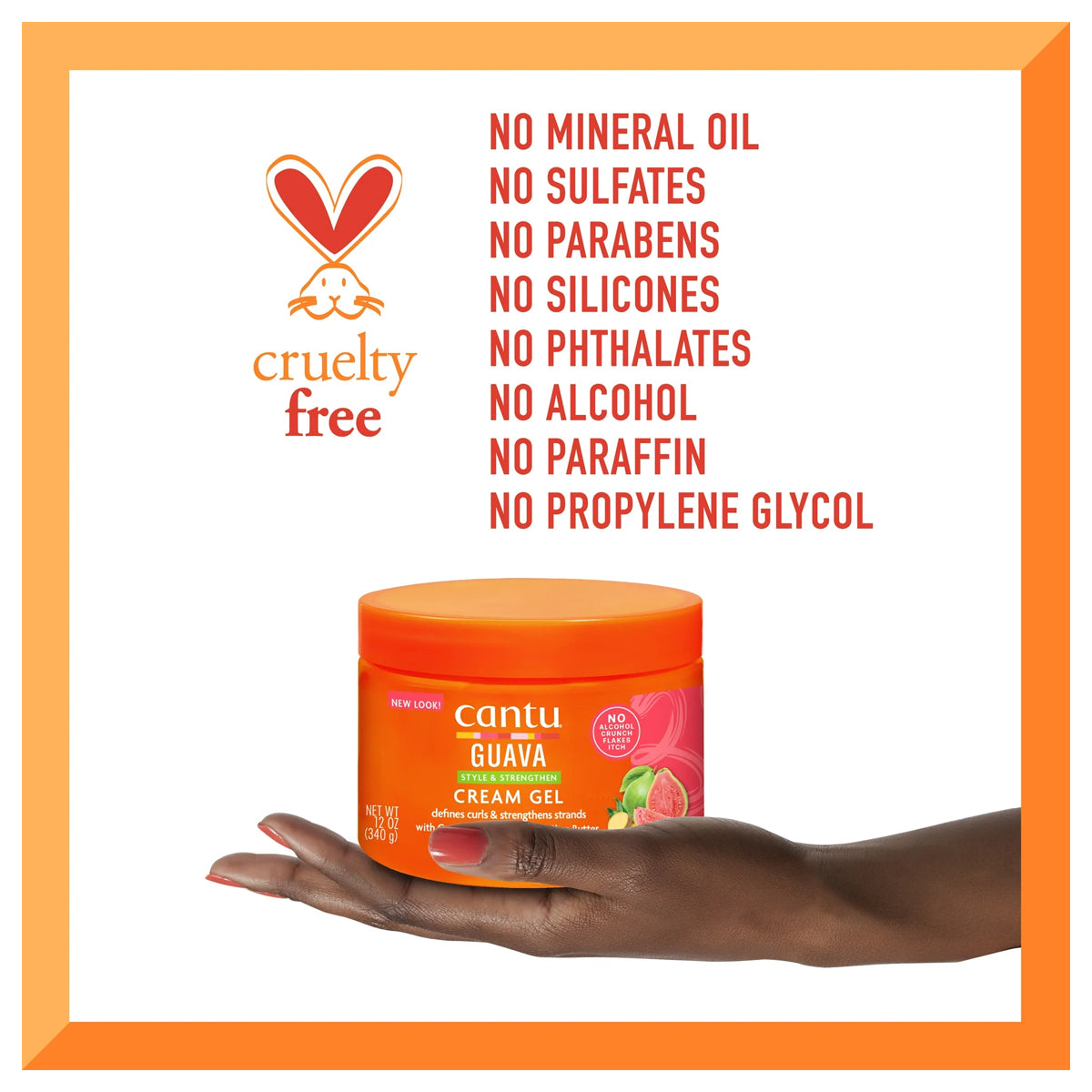 Cantu Guava Curl Strengthening Cream Gel 340g