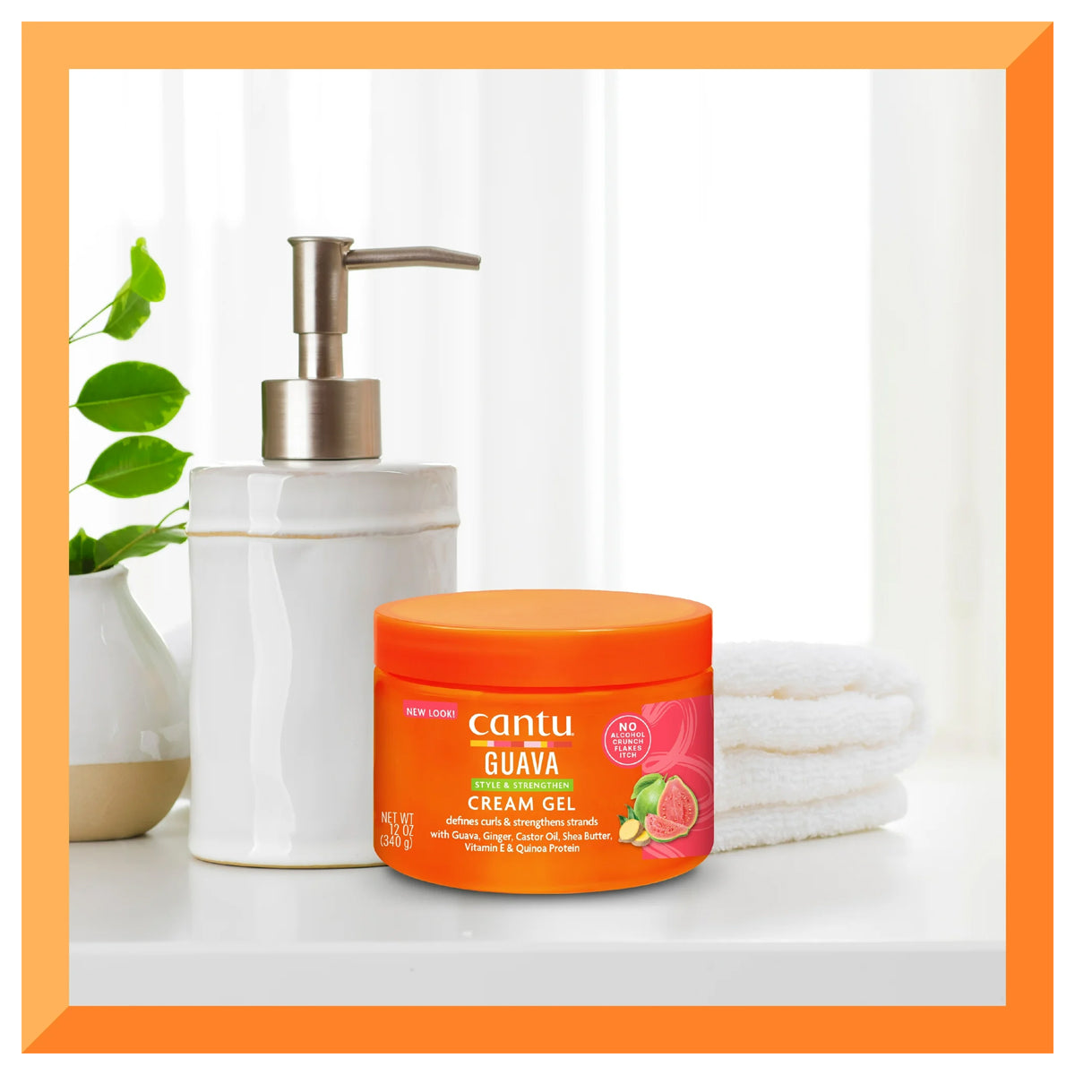 Cantu Guava Curl Strengthening Cream Gel 340g