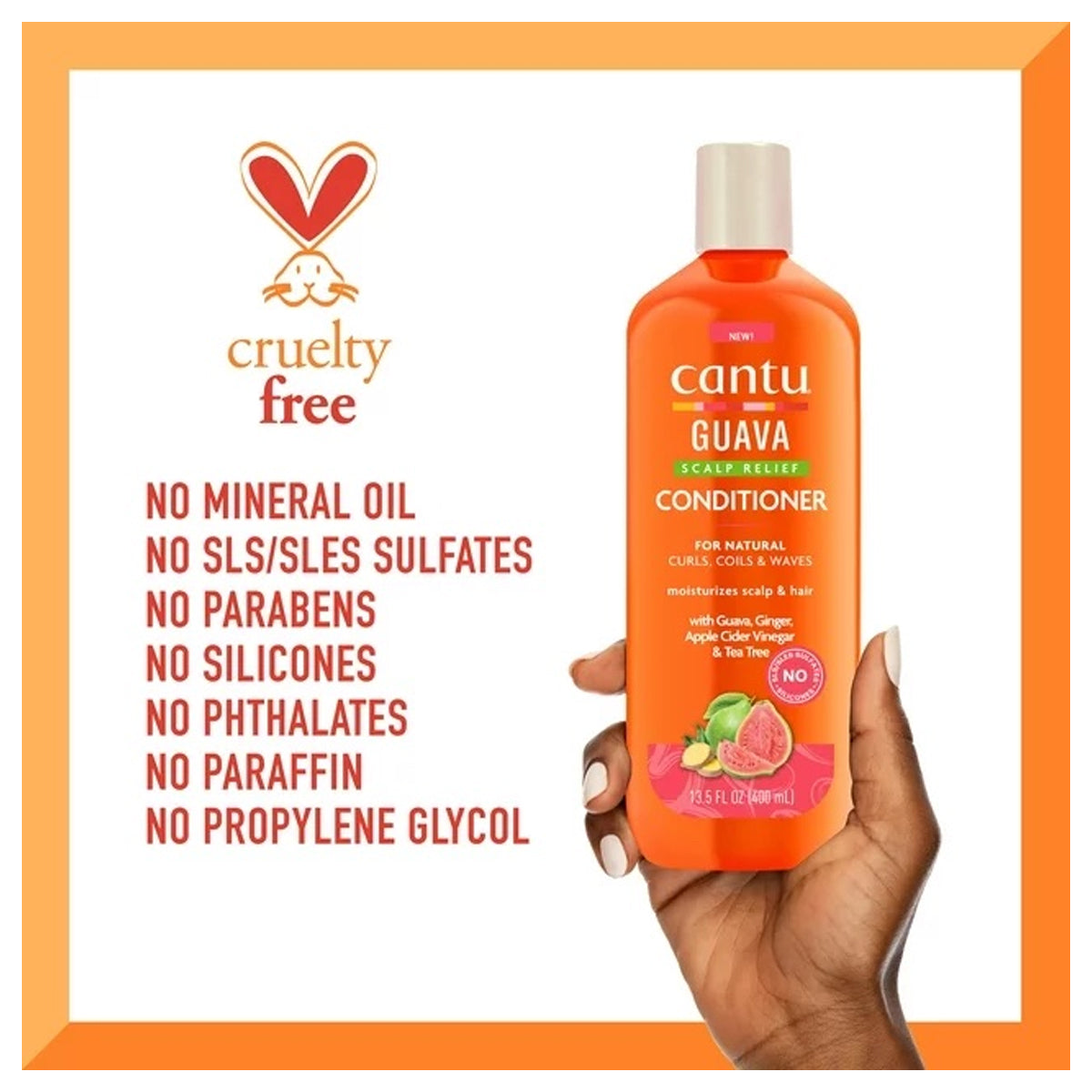 Cantu Guava Scalp Relief Conditioner 400ml