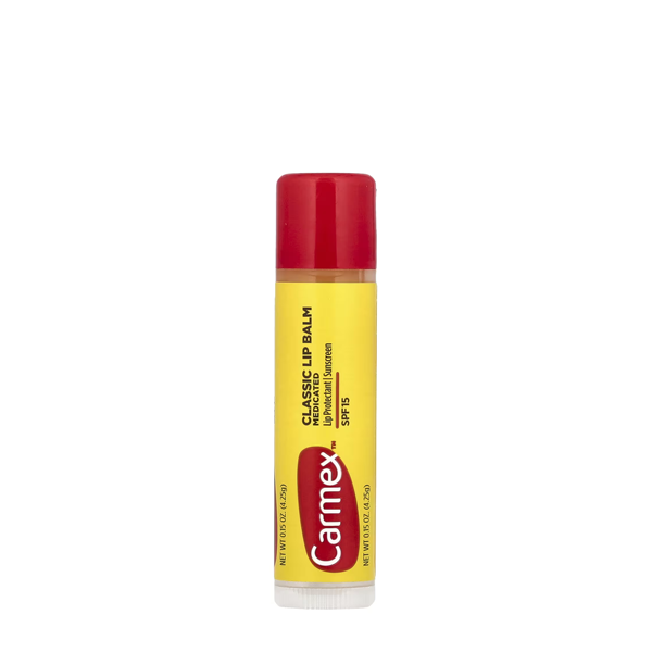 Carmex, Classic Lip Balm, Medicated, Spf 15, 0.15 Oz (4.25 G)