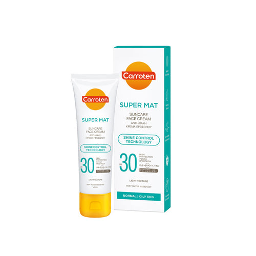 Carroten Super Mat Suncare Face Cream 50ml - Spf30