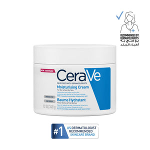 Cerave Moisturizing Cream for Dry Skin with Hyaluronic Acid 340G