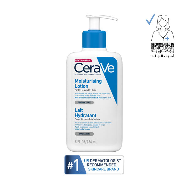 Cerave Moisturizing Lotion for Normal to Dry Skin with Hyaluronic Acid 236Ml