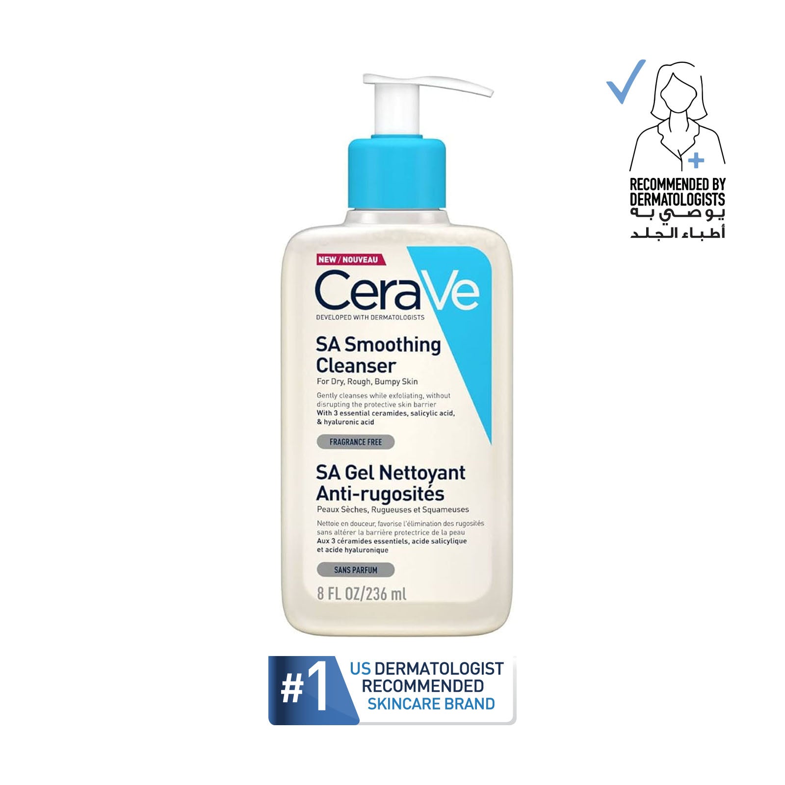 CeraVe SA Smoothing Cleanser for normal, dry and rough skin 236ml