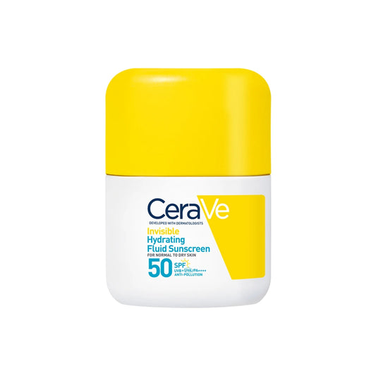 Cerave Invisible Hydrating Fluid Sunscreen SPF50 Normal to Dry Skin 50ml