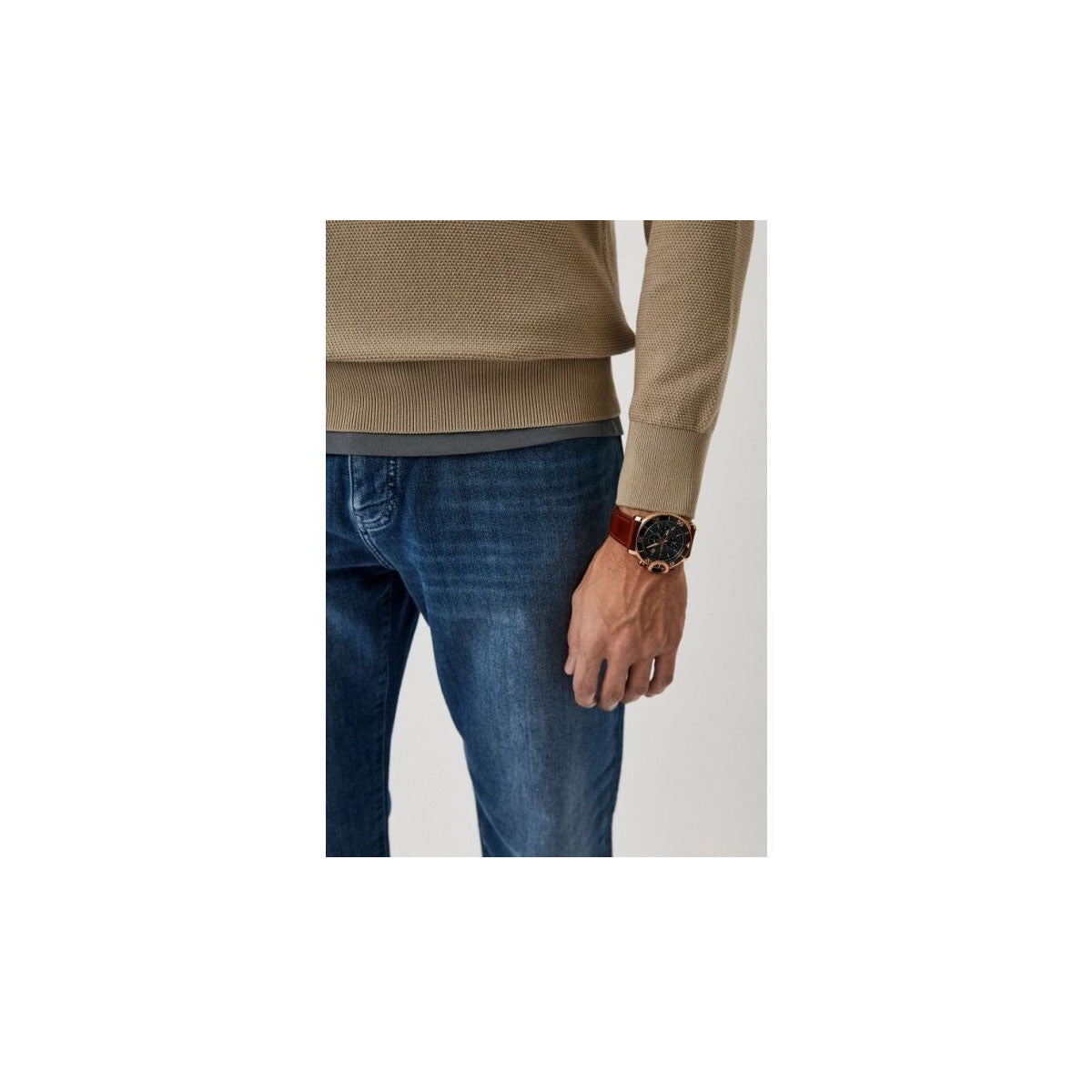 Cerruti 1881 CIWGF2224503 Positano Men's Watch 47mm Brown