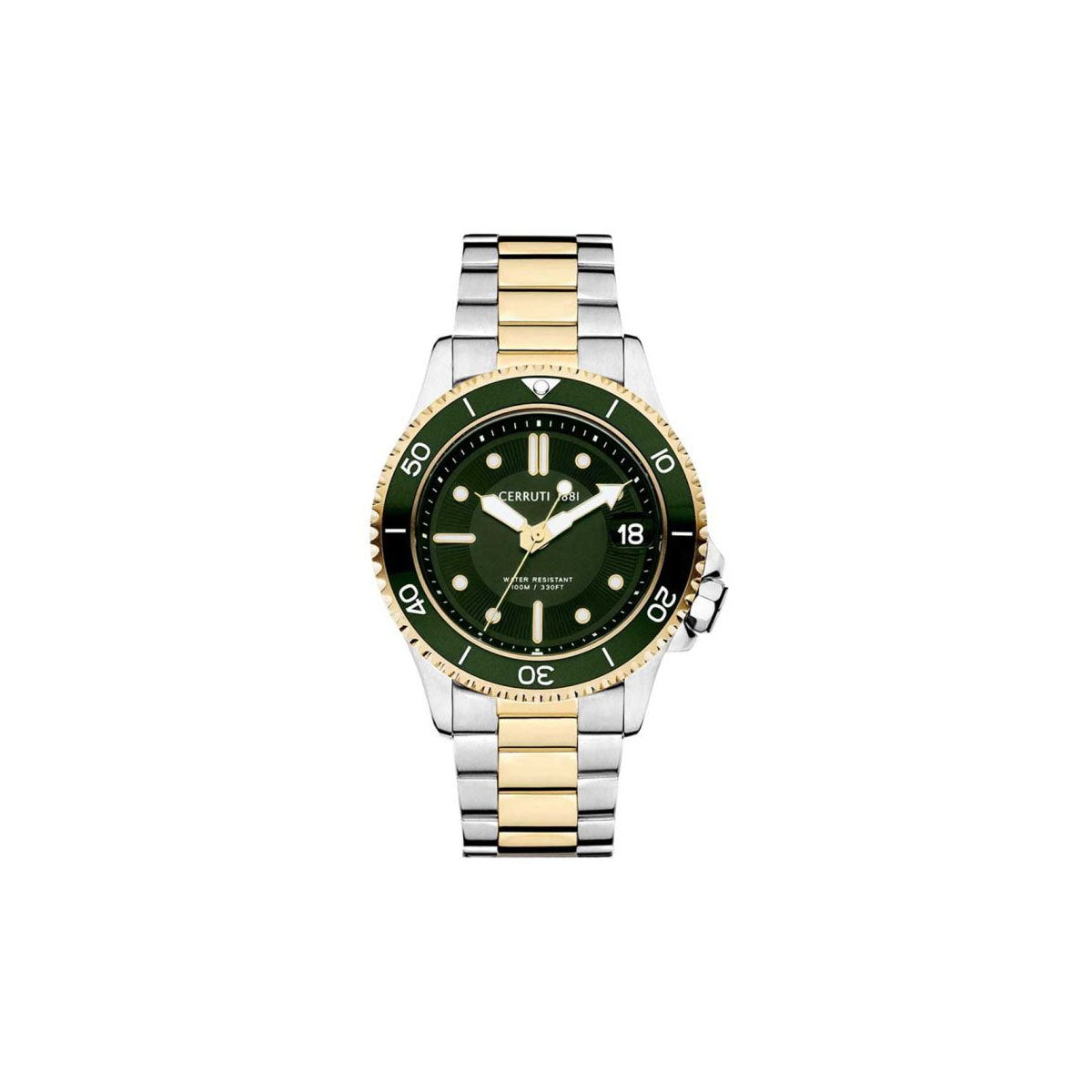 Cerruti 1881 CIWGH2224208 Men’s Watch 43mm Silver Gold