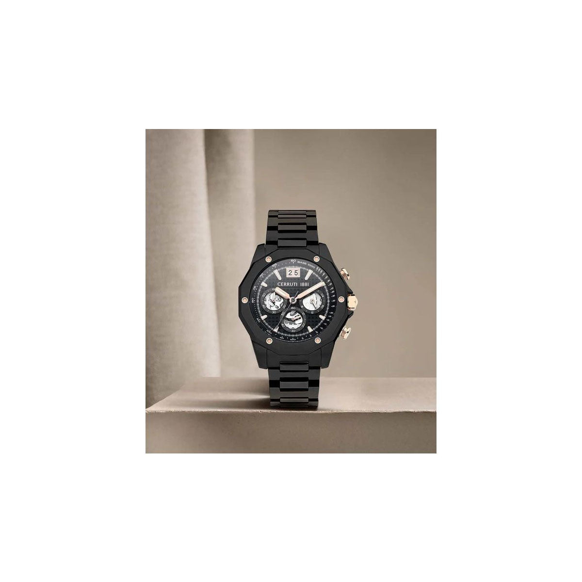 Cerruti 1881 CIWGI2207402 Men’s Watch 45mm Black