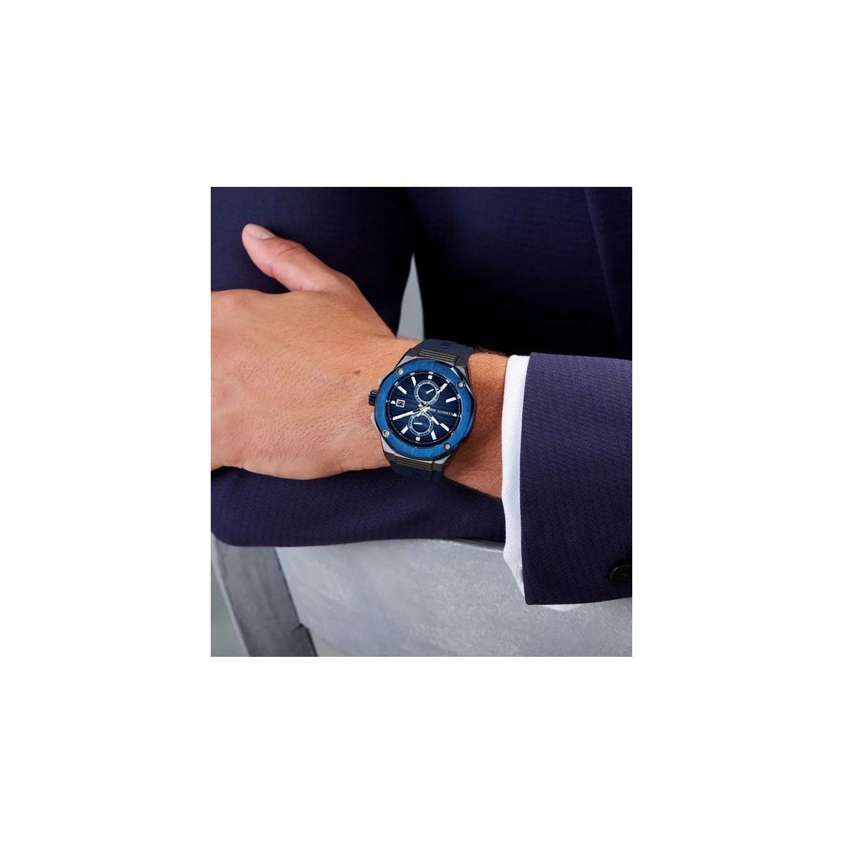 Cerruti 1881 CIWGQ0006902 Razzuolo Men's Watch 46mm Blue