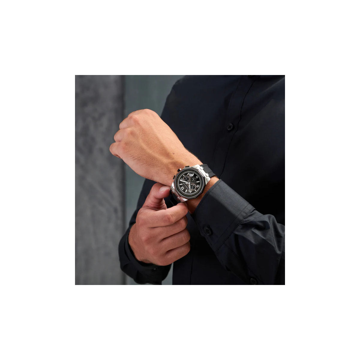 Cerruti 1881 CIWGQ2224101 Men’s Watch 46mm Black