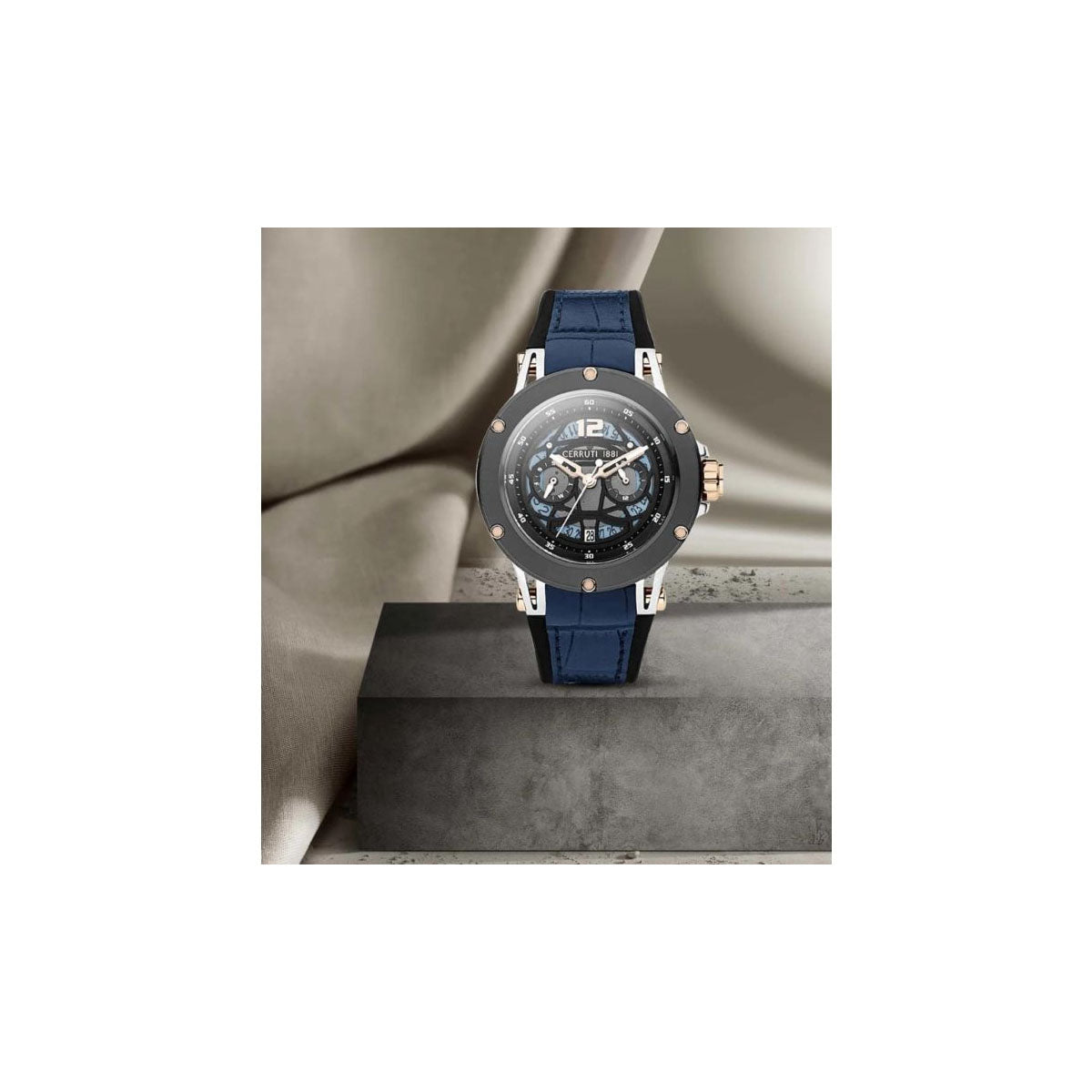 Cerruti 1881 CIWGQ2224802 Men's Watch 45 Mm Blue Cerruti 1881 CIWGQ2224802 Men's Watch 45 Mm Blue