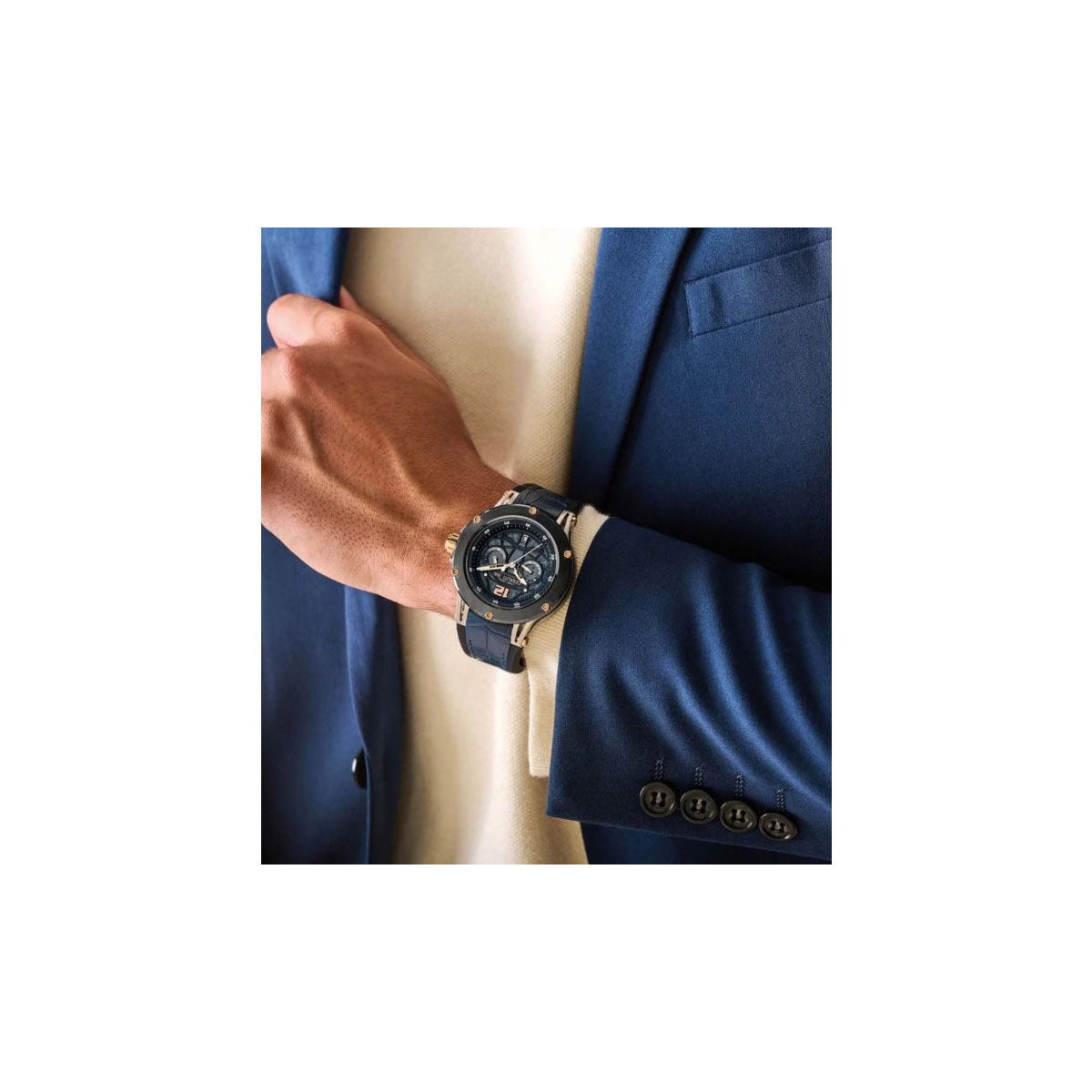 Cerruti 1881 CIWGQ2224802 Men's Watch 45 Mm Blue Cerruti 1881 CIWGQ2224802 Men's Watch 45 Mm Blue