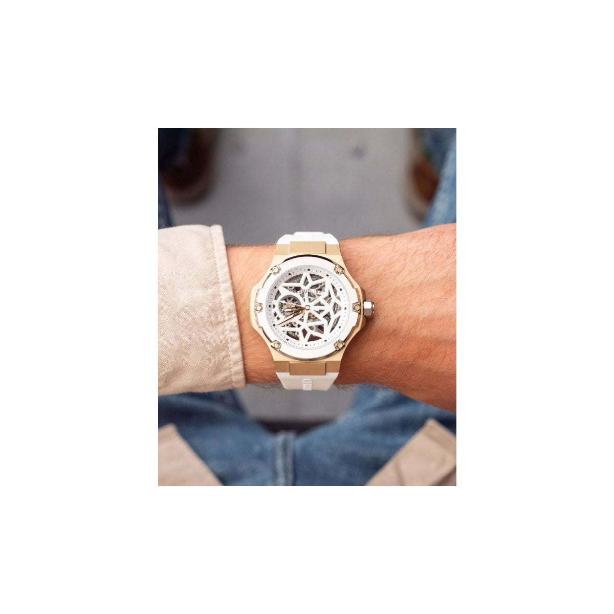 Cerruti 1881 CIWGR0007105 Men’s Watch 44mm White