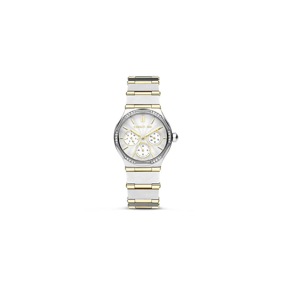 Cerruti 1881 CIWLK2225402 Women's Watch Silver Gold Cerruti 1881 CIWLK2225402 Women's Watch Silver Gold