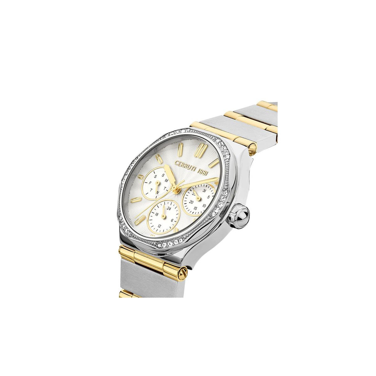 Cerruti 1881 CIWLK2225402 Women's Watch Silver Gold Cerruti 1881 CIWLK2225402 Women's Watch Silver Gold