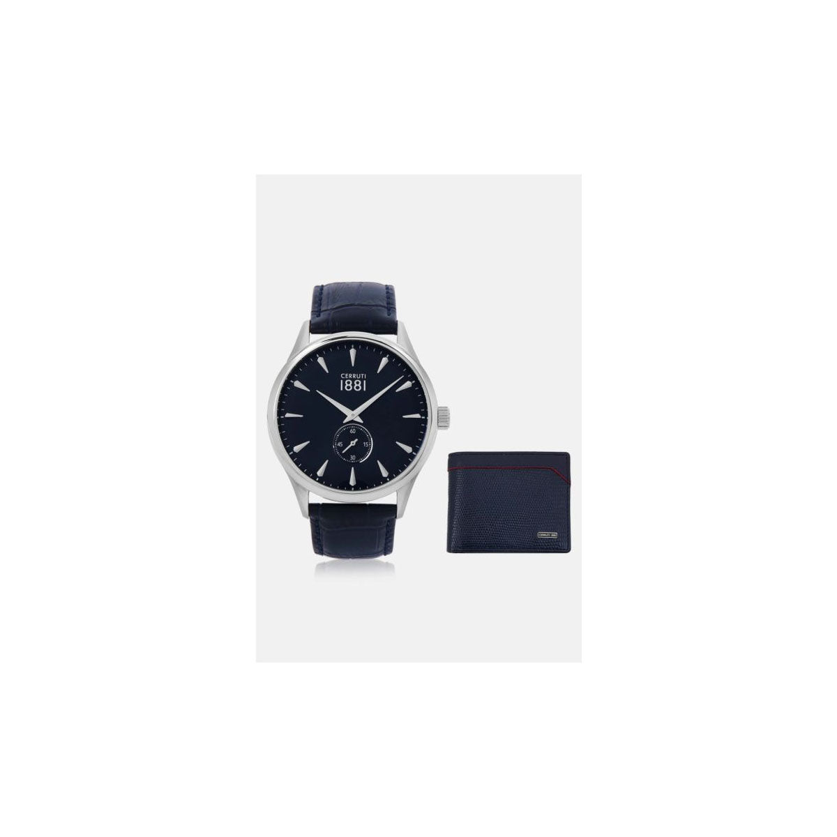 Cerruti 1881 CRWA24004 Men's Watch 43 Mm Blue Gift Set