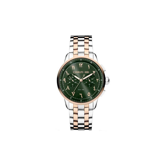 Cerruti 1881 Ciwgk2224906 Men’s Watch 44mm Silver Gold With Arabic numerals