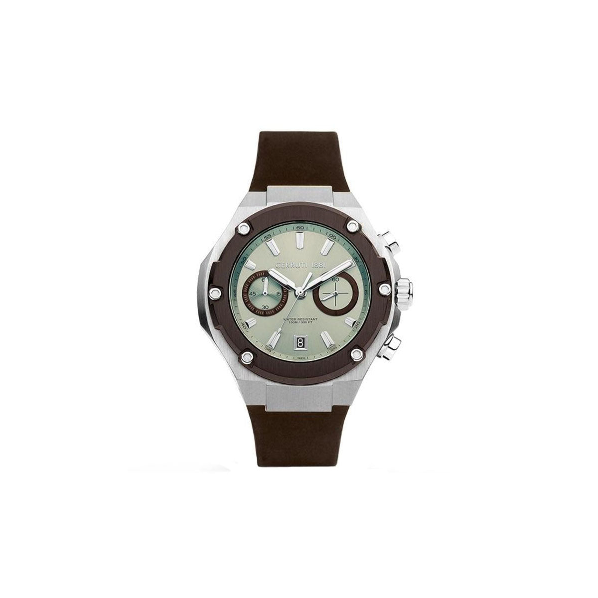 Cerruti 1881 Ciwgo2206101 Men's Watch 55 Mm Brown