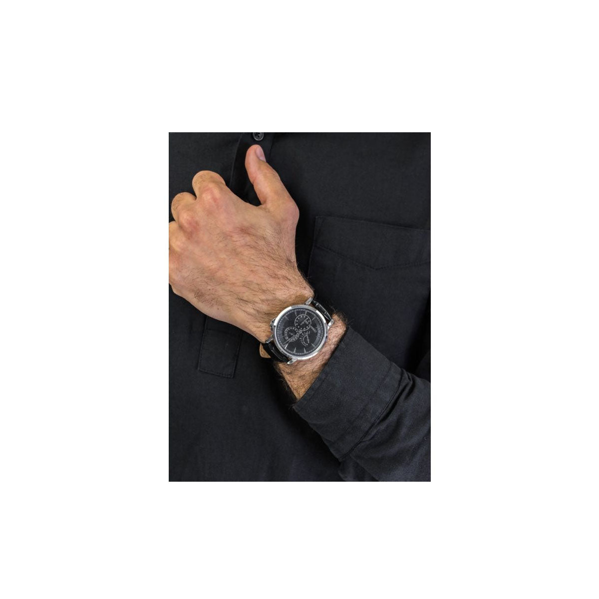 Cerruti 1881 Cra24905 Caiano Men’s Watch 44mm Black