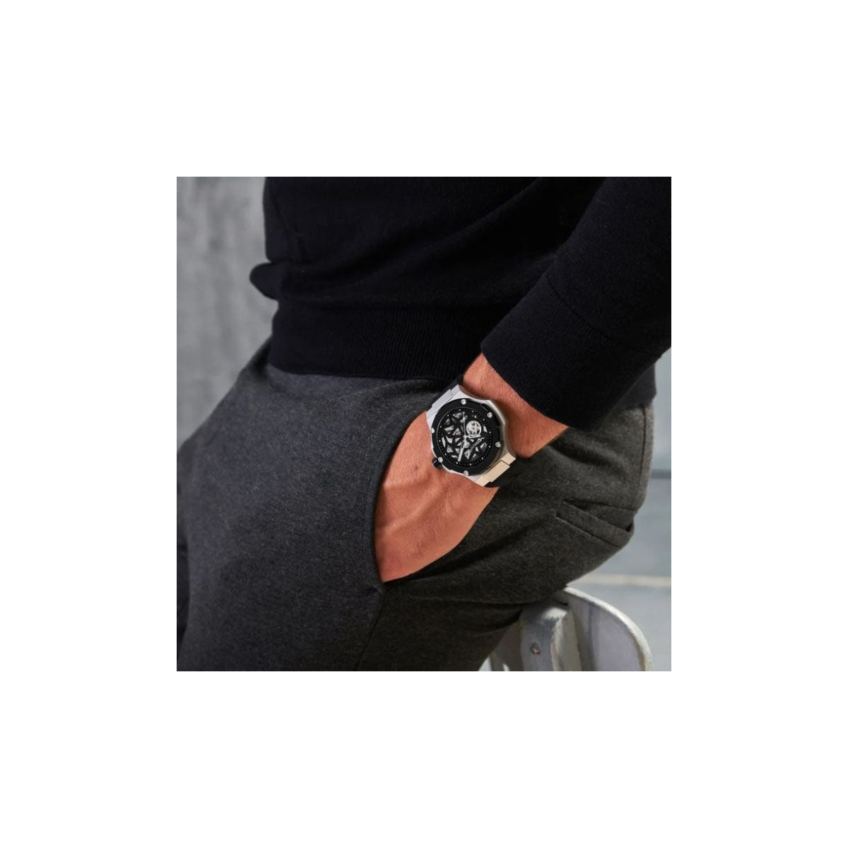 Cerruti CIWGR0007101 Lucardo Men's Watch 49mm Black Cerruti CIWGR0007101 Lucardo Men's Watch 49mm Black