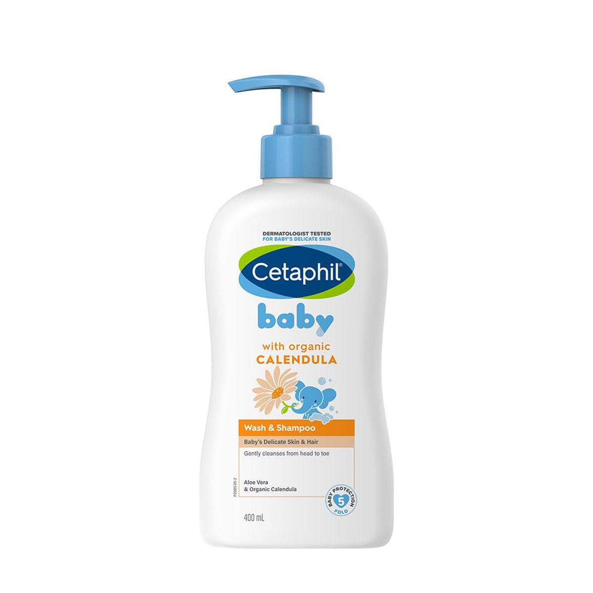 Cetaphil Baby Body Wash and Shampoo with Organic Calendula 400ml