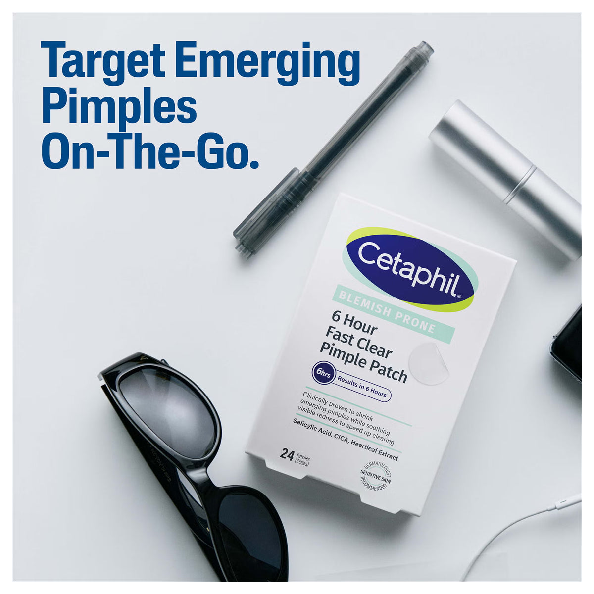 Cetaphil Gentle Clear Pimple Patches 24 Pcs