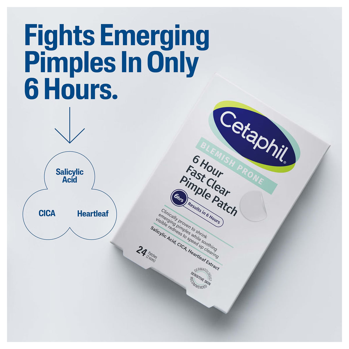 Cetaphil Gentle Clear Pimple Patches 24 Pcs