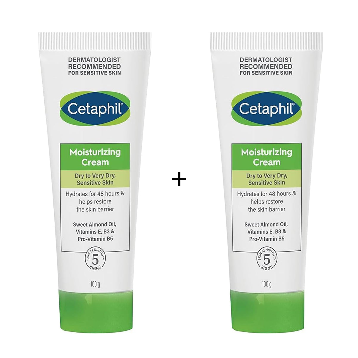 Cetaphil Moisturizing Cream 100g Twin Pack Offer