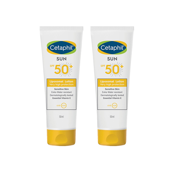 Cetaphil Sun Care Liposomal Lotion Spf50+ 50ml Two Pack Offer