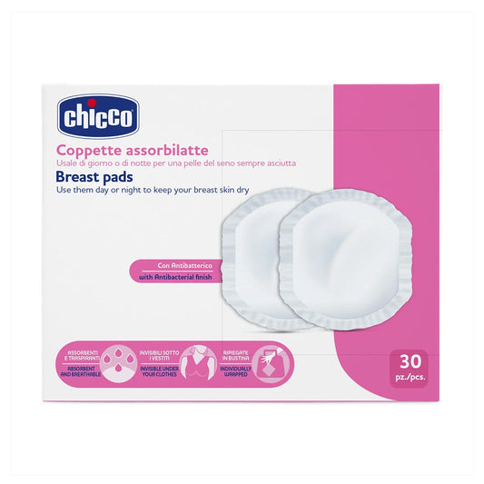 Chicco Antibacterial Breast Pads 30 Pcs