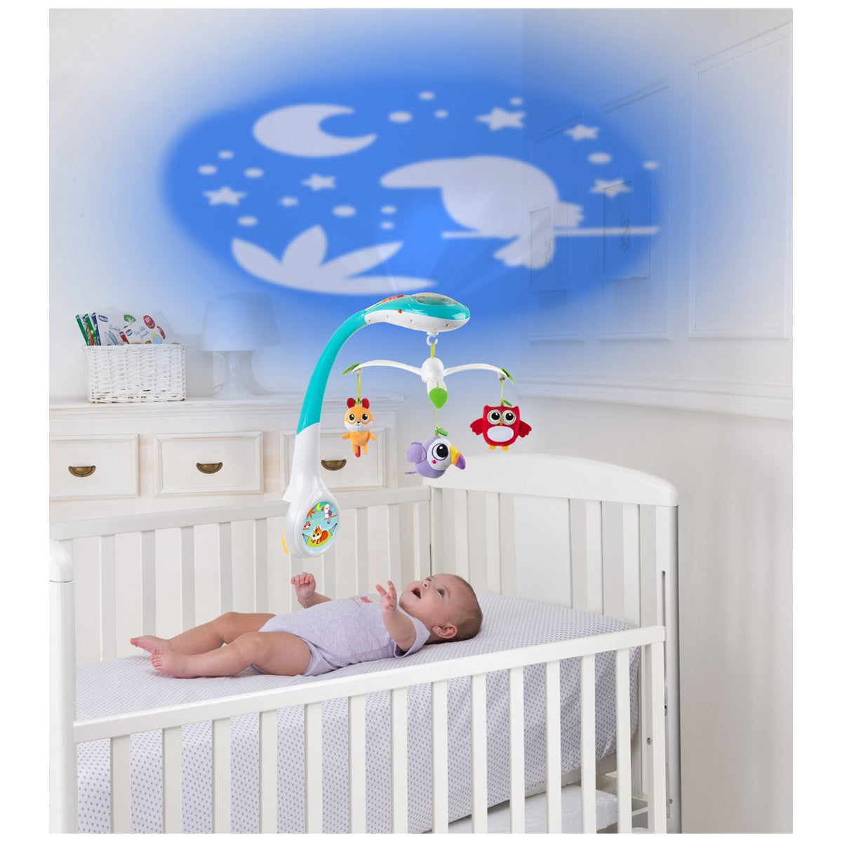 Chicco Magic Forest Cot Mobile Projection Chicco Magic Forest Cot Mobile Projection
