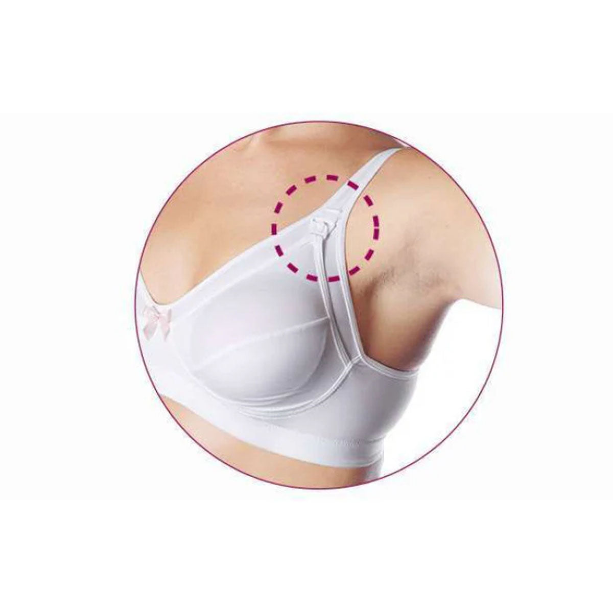 Chicco Maternity Microfiber Bra White Chicco Maternity Microfiber Bra White