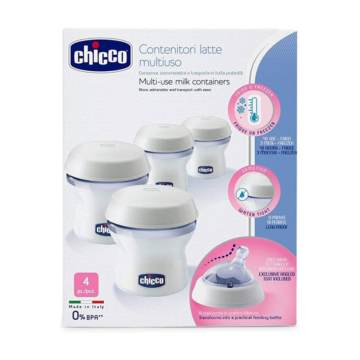 Chicco Milk Containers