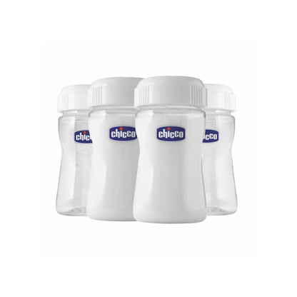 Chicco Natural Feeling Milk Containers (4 Pieces)