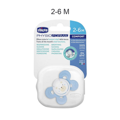 Chicco Physio Comfort (2-6M) Silicone 1 Piece