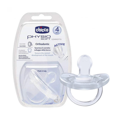 Chicco Physio Soft Soother Silicone (4M+) 1 Piece Neutral