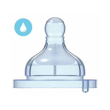 Chicco Physiological Silicone Teat Regular Flow 2Pcs