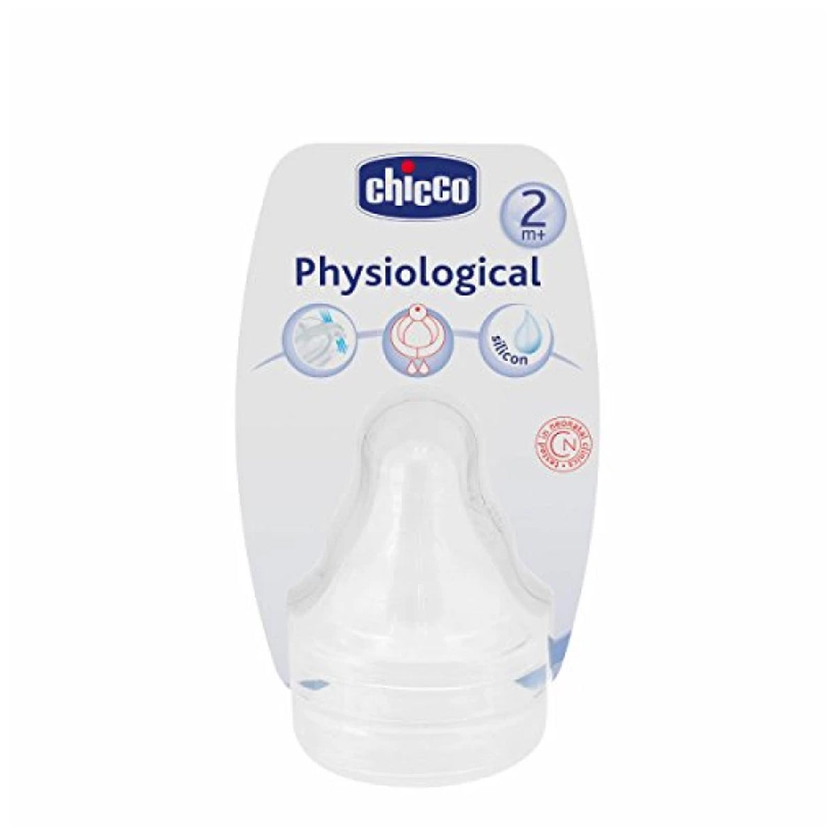 Chicco Physiological Teat Sil Adjustable 2pcs Chicco Physiological Teat Sil Adjustable 2pcs