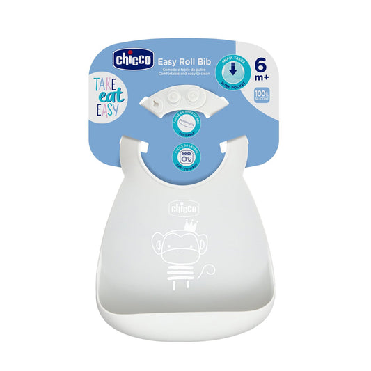 Chicco Silicone Bib With Crumble Catcher